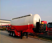 3 axle trailer bubuk semen curah untuk mengangkut BPW merek suspensi udara