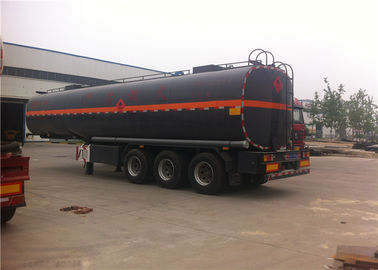 Aluminium Alloy / Qabon baja / Stainless Steel Material Tri-poros 50000 liter Tanker BBM Truk Semi Trailer Harga