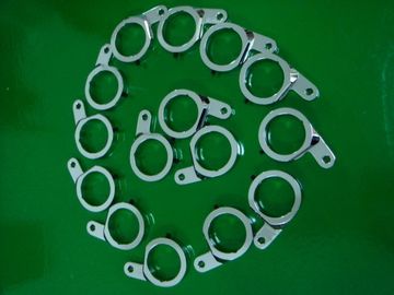 Terang Chrome pelat Presisi CNC machined Komponen Aluminium Extrusion 0.01mm Toleransi
