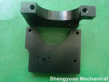 DIN / JI Standard Presisi Milling Bagian mesin Hitam anoda Disesuaikan Al6061