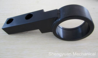 Non-standar Presisi Milling Machine Accessories Hitam anoda Al6061