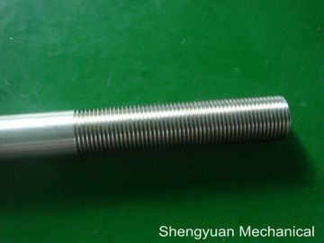 316 Stainless Steel Precision Parts Ternyata Dorong Rod Screw dengan 16 1/2 Panjang