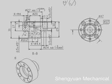 SUS304 CNC presisi Menghidupkan Parts Seal Tubuh Shaft Untuk Pembawa Compressor Seal