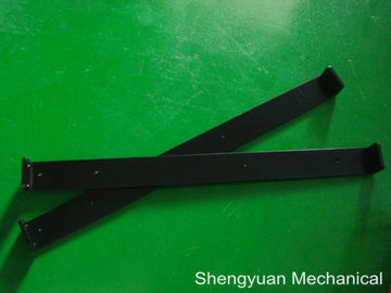 Poles CNC Precision Machining, berlubang Hitam anodized aluminium strip
