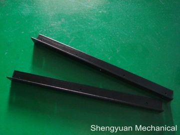 Poles CNC Precision Machining, berlubang Hitam anodized aluminium strip