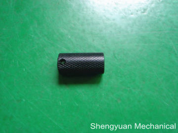 Anodizing CNC Precision Machining Hitam anoda Alumunium Long Sleeve Knobs M8