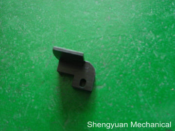 Non Standar Precision Machining CNC Hitam Coated anodized aluminium Logam Folder Parts