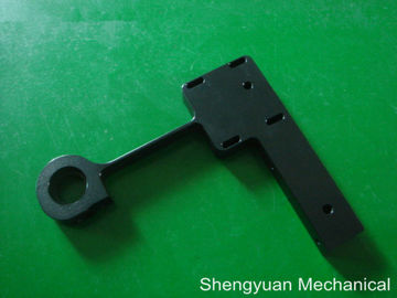Hitam anoda CNC presisi bagian mesin AL6061 Flexture Depan 0.005mm - 0.01mm