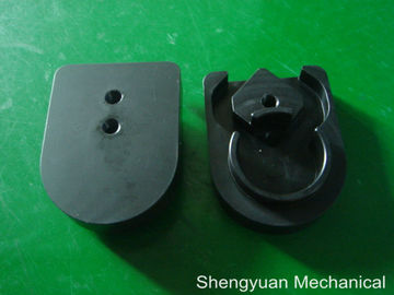 Hitam anoda CNC Precision Machining AL6061 kabel Lulus Thru dengan 0,005 - 0.01mm