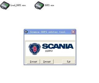 Scania SOP Editor Alat Scania VCI 2 SOP file Encryptor / Decryptor Dengan Modifikasi Parameter