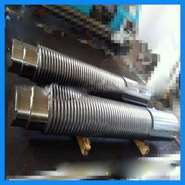 Precise CNC machined ditempa Steel Shaft, Customerized Threaded 316 berongga Shaft