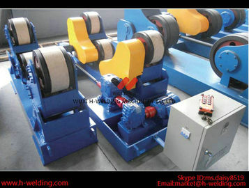 5 Ton Self-aligned Pipa Pemutar untuk Welding, Tank Menghidupkan Rolls untuk Kapal / Boiler