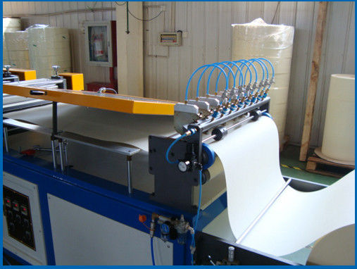 Inverter Kontrol Minyak Filter Rotary pleating Machine, 600mm Lebar