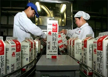 Lini Produksi Susu Pasteurisasi Tinggi Efisien Untuk Karton Atas Gable, Botol Plastik, dan Tas
