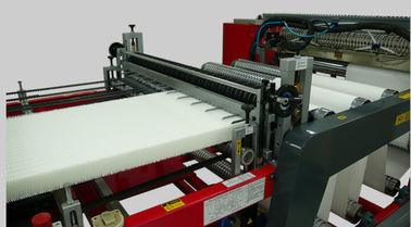 Mesin Multifungsi Rotary Mini pleating dengan Enam Roller, 600mm Lebar