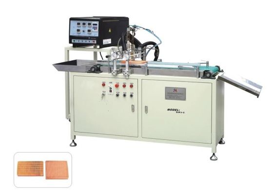 Otomatis perekatan Mesin Panel Air Filter pleating Machine, 6pcs / min