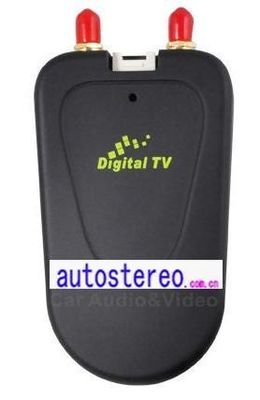 Mobil Digital TV Tuner Receiver Auto Spare Parts MPEG-4 DVB-T dengan TV Aerial untuk S100 S150 Stereo