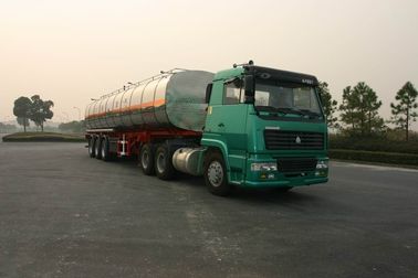42000 Liter Liquid Tank Truck 3 As Kimia Semi-Trailer Baja Aluminium