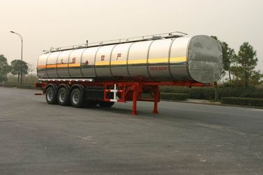 42000 Liter Liquid Tank Truck 3 As Kimia Semi-Trailer Baja Aluminium