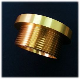 CNC Machining Preciaion Kuningan Ternyata Bagian Untuk Militer, 0.005mm Cylindricity