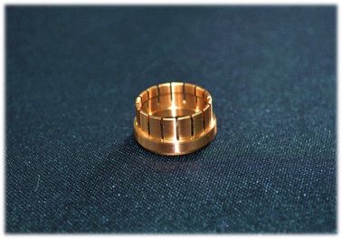 Sesuaikan Kuningan CNC presisi Ternyata Bagian RF Aerospace Connector