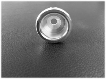 Nikel Disepuh Aerospace CNC Machining Aluminium 6061 Presisi Berbalik Bagian