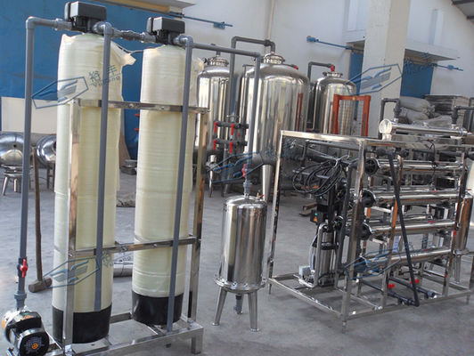 Jenis kecil Sistem RO Air Fiberglass Untuk Botol Line Produksi Air
