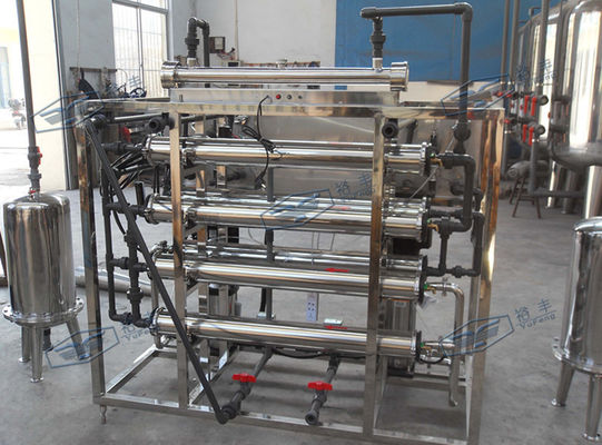 Jenis kecil Sistem RO Air Fiberglass Untuk Botol Line Produksi Air