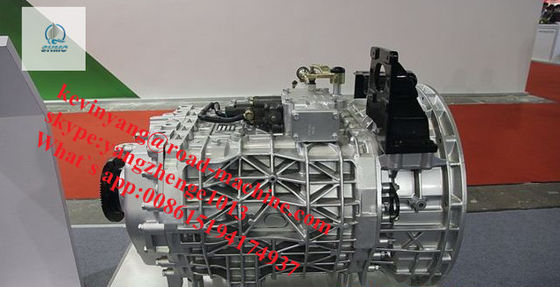 2600RPM Sinotruk Spare Parts 10Forward Mempercepat 2 Reverse Mempercepat Transmisi / Gearbox