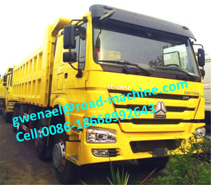 HOWO 8x4 Tugas berat Dump Truck 50ton truk tipper 10 roda truk pembuangan sampah HYVA sistem mengangkat hidrolik
