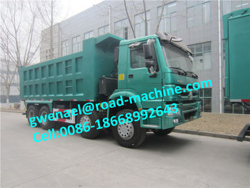HOWO 8x4 Tugas berat Dump Truck 50ton truk tipper 10 roda truk pembuangan sampah HYVA sistem mengangkat hidrolik