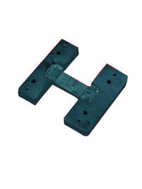 Hitam anoda Presisi CNC Machining Aluminium machined H Profil